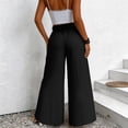 thumbnail image 5 of Yifymode Summer Beach Cover Up Pants for Women Flowy Pant Wide Leg Bathing Suit Coverup Swimsuit Palazzo with Slits, 5 of 6