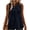 Navy blue, variant on Swiss Dots Patchwork Women Sleeveless Tank Tops Camisole