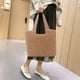 thumbnail image 5 of Bolsas de playa de verano, Bolsa tejido de gran capacidad para mujer, Bolsas casuales de moda (café) Ndcxsfigh Para Estrenar, 5 of 6