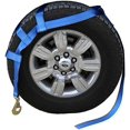 thumbnail image 2 of 2PC Adjustabl Yellow Car Tire Basket Straps Tow Dolly Wheel Net Set... 2 of 13