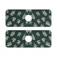 thumbnail image 7 of Yayeee Faucet Mat for Kitchen Sink 14.7" Diatomite Long Splash Guard Pad, Beige Leaves, 2 Pack, 7 of 7
