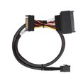 thumbnail image 2 of SSD Connector Cable,Mini SAS SFF-8643 to SF SF SF Cable Custom Engineered, 2 of 11
