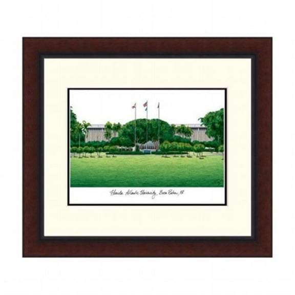 Campusimages FL986LR Florida Atlantic University Legacy Alumnus Framed Lithograph