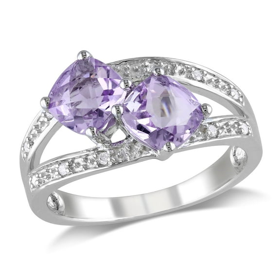 Everly Women's Amethyst Sterling Silver Ring