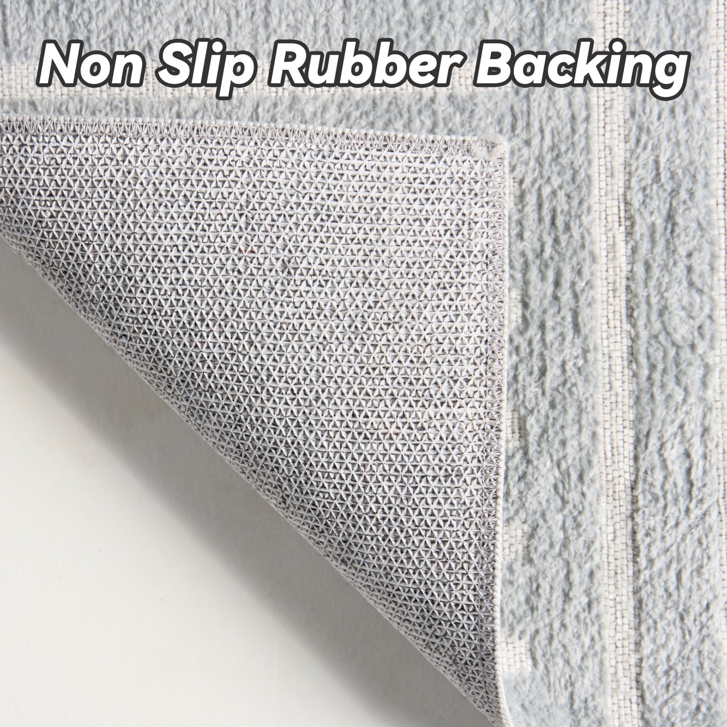 VUNATE 8'x10' Area Rugs for Living Room Jacquard Textured Modern Rugs Soft Geometric Rug for Bedroom Mid Century Washable Rug Non-Slip Bohemian Carpet Perfect for Dining Room Office Gray