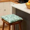 thumbnail image 2 of Taotanxi Patchwork Chair Pad No Slip Lace Trim Chair Cushion Farmhouse Floral Print Kitchen Dining Seat Cushion ( 16"x16"), 2 of 6