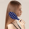 thumbnail image 3 of Aesthetic Dino Paddle Brush - Lightweight & Compact, Minimalist Dinosaur Print, Suitable for Women & Girls, 3 of 5