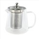 thumbnail image 1 of 5X Buen Borosilicato Tetera de Vidrio con Acero Inoxidable 304 Colador de Infusor Herramienta para Calentar Café, Tetera Juego de Caldera 380ML, 1 of 4