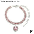 thumbnail image 6 of Rhinestone Diamante Pet Collar Necklace for Dog or Cat, Stylish & Adjustable, 6 of 9