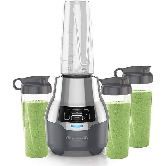 Licuadora Personal Black & Decker PB200//4G 600W Vaso de PLASTICO Gris