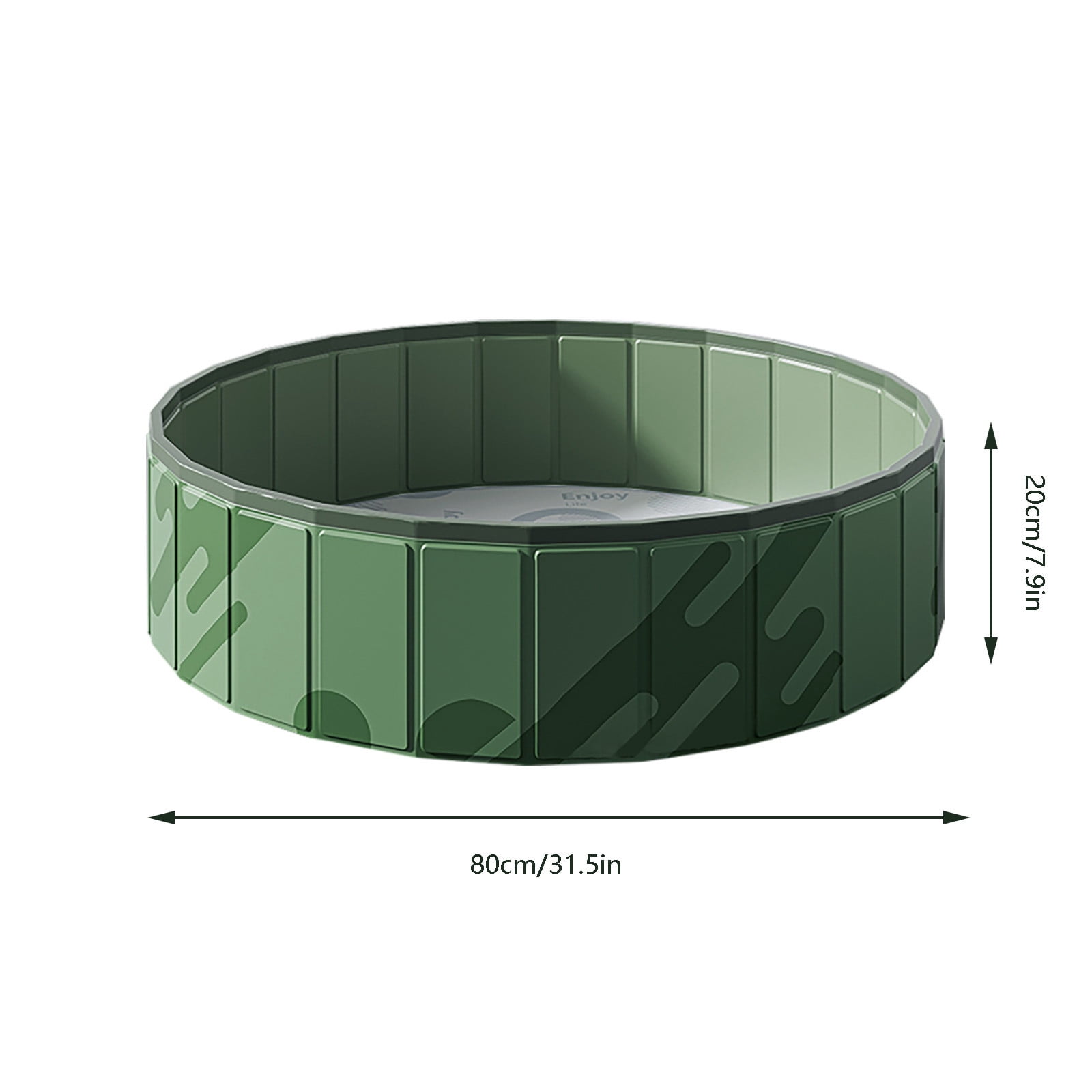 Foldable Dog Pool Portable Above Ground Pet Swimming Bathing Tub for Indoor Outdoor Use with Dogs