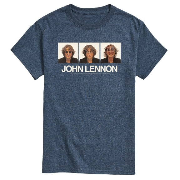 John Lennon - Glasses Portrait - Men's Short Sleeve Graphic T-Shirt