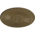 thumbnail image 3 of 30"OD x 1 1/4"P Nexus Ceiling Medallion (Fits Canopies up to 2 3/4"), Hand-Painted Mississippi Mud, 3 of 5