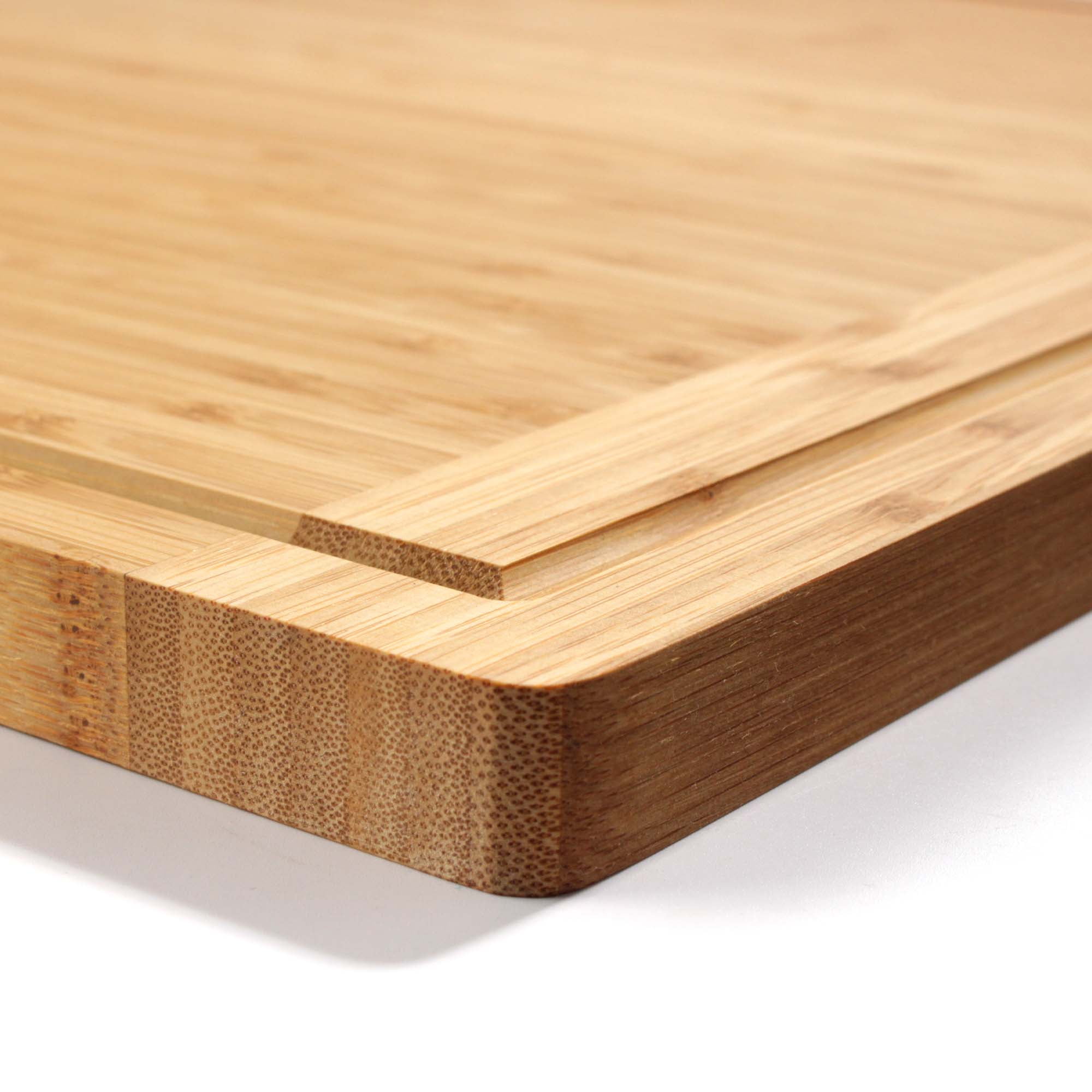BambooMN Universal Premium Pull Out Cutting Boards - Under Counter Replacement - Designed To Fit Standard Slots - High Quality Heavy Duty Kitchen Board with Juice Groove - 22" x 18" x 0.75" - 1 Piece