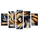 thumbnail image 1 of Cuadro decorativo Cuadros Abigail Abstracto Mujer Espiral Colores Moderno Minimalista Set de 5 piezas, 1 of 5