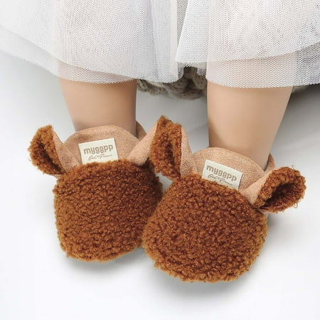 

Hunpta Toddler Shoes Boy Prewalker Girl Trainers Slippers Baby Child Lamb Shoes Crawling Baby Shoes