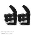 thumbnail image 2 of UPOUART 2Pares Cordones Para De Tacón Altos Negros Con Seguro, 2 of 8