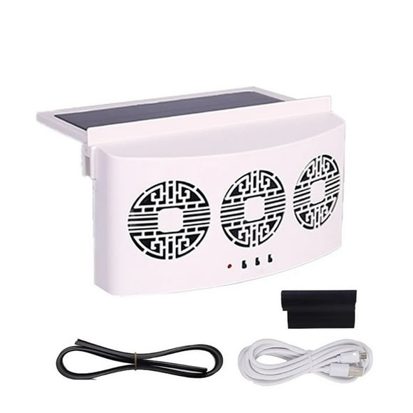 Car Cooler Front Rear Window Radiator Auto Air Vent Fan Radiator Cooling System USB