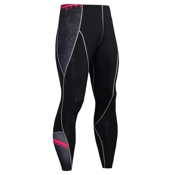 QTBIUQ Pantalon de Compression pour Homme Collants Leggings Sport Baselayer  Running Active Yoga Thermique Hiver Pantalon à Séchage Rapide 