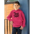 thumbnail image 2 of Trick Or Treat Spooky Style Hoodie Juniors -Image by Shutterstock,  Large, 2 of 4