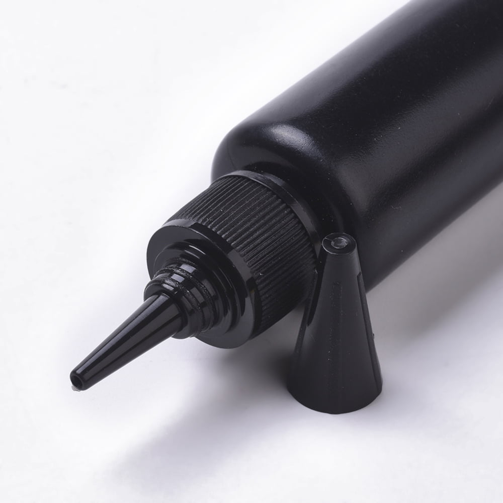 Plastic Glue Bottles Black 10.3x2.5cm Capacity: 30ml DIY