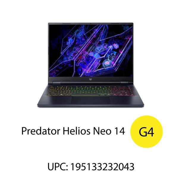 Acer Predator Helios Neo 14.5 inch QHD+ 120Hz Gaming Laptop Intel