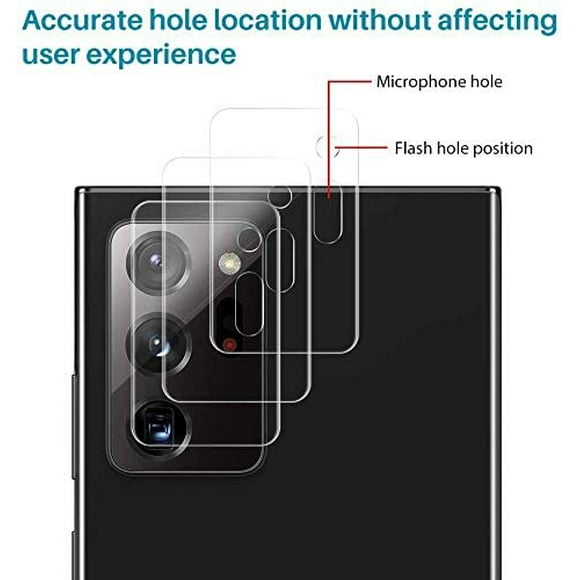 3 Pack L?K Camera Lens Screen Protector Compatible for Samsung Galaxy Note 20 Ultra 5G, 9H Hardness, Case Friendly, Rear-Facing Camera Lens Protector