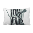 thumbnail image 1 of Gray Jazz Music Instruments Pattern Throw Pillow Lumbar Insert Cushion Cover Home Decoration, 1 of 3