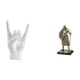 thumbnail image 1 of Estatua del gesto de la roca,Figuras de estatuas de dedos con gestos de música rock,Figura de escritorio,Estatua de caballero,artesanía artística,coleccionable,escritorio,oficina,Figura, 1 of 8