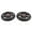 Black, variant on S SERENABLE Scooter Wheels 110mm Pair Aluminum Scooter Wheels - Pro Scooter Wheels Black