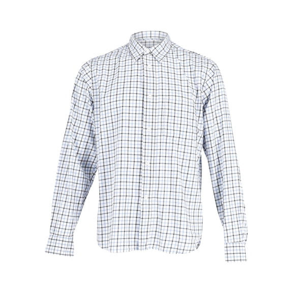 Pre-Owned Acne Studios Checked Shirt in White Cotton