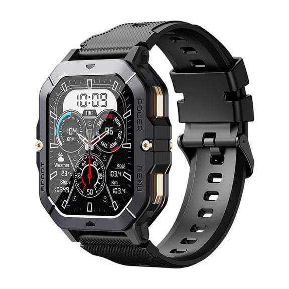 LAATIKUI C28 smart watch 2.02-inch large screen waterproof outdoor sports smart watch