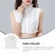 thumbnail image 4 of 1pc Girls All-Match False Chiffon Collar Sweet Collar Chiffon Collar, 4 of 7