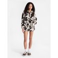 thumbnail image 2 of No Boundaries Plush Half-Zip Pullover, Women's and Plus, 2 of 5