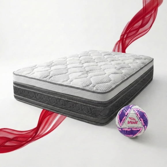 Colchón King Size Restonic Confort Ortopédico Anti-Estrés + Balón Voit