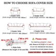 thumbnail image 2 of Housse de Sofa Géométrique 1/2/3/4 Places Extensible en Spandex en Forme de L Housses de Sofa Méridienne Housse de Canapé d'Angle Protège-Meubles, 2 of 7