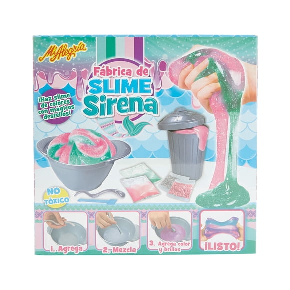 Fabrica de Slime Mi Alegría Sirena 4586748