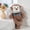 Brown-Monkey, variant on MorisMos 6" Lying Cow Stuffed Animal, Super Soft Cow Plush Toy