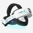 thumbnail image 1 of Bandeau de Recharge pour Meta Quest 3 avec Bloc‐pile 8000 mAh pour Prolonger le Temps de Jeu, Lumières RVB Colorées, et Bandeau Ajustable, Accessoires de Remplacement pour un Soutien Accru et un Soulagement de la Pression, 1 of 6