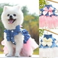 thumbnail image 2 of High Elasticity Dog Dress - Mesh Edge Pullover for Summer - Kitty Clothes and Outdoor Dog Outfits, 2 of 8
