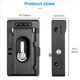 thumbnail image 4 of 4X Placa Adaptadora de Batería NP-F para Abrazadera de Cámara para Baterías Tipo NP-F de Puerto de Salida de 12 V/7,4 V Indicador LED de Batería Baja, 4 of 5