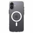 thumbnail image 1 of Spigen Crystal Hybrid MagFit Case White for iPhone 16, 1 of 3
