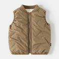 thumbnail image 2 of MEZZALL Boys Winter Vest For Kids Thickened Sleeveless Jacket V-Neck Warm Padded Vest Boys Casual Outerwear For Daily Wear Sports Outdoor Activities Comfort Toddler Child Dailywear, 2 of 3