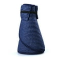 thumbnail image 6 of Fashion Women's and Girl's roll-up Summer Bow Tie Straw Visor Sun Hat, 6 of 6