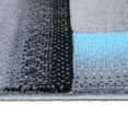 thumbnail image 6 of Masada Rugs Modern Contemporary Area Rug, Blue Grey Black (5 Feet X 7 Feet), 6 of 7