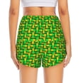 thumbnail image 4 of Goofa Corn 4 Printed Women 2 in 1 Running Shorts,Quick Dry Athletic Workout Shorts,High Waisted Athletic Shorts with Liner Pockets-Small, 4 of 9