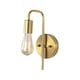 thumbnail image 2 of Lámpara de pared de metal, aplique de pared, iluminación cableada, luz de lectura de pared minimalista para Dorado, 2 of 9
