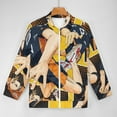 thumbnail image 3 of Haikyuu Team Fashion Jacket Mens Windbreaker Coat Lightweight Zipper Clothes Streetwear Bomber Outerwear Jackets, 3 of 7