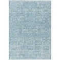 thumbnail image 2 of HomeRoots 578217 8 x 10 ft. Floral Washable Indoor & Outdoor Rectangle Area Rug, Sky Blue & Denim Blue, 2 of 5