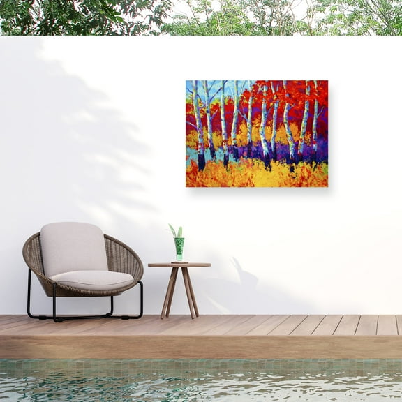 Marion Rose 'Autumn Riches' Outdoor Canvas 18x24
